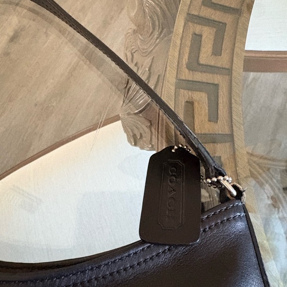 🖤🖤VINTAGE COACH BLACK GLOVE LEATHER LEGACY DEMI HOBO BAG!🖤🖤 - Picture 7 of 9